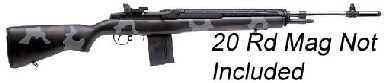 Springfield Armory M1A Super Match 308 Winchester Stainless Steel Camo McMillan Fiberglass Stock Short Action Semi-Auto Rifle 9805CA